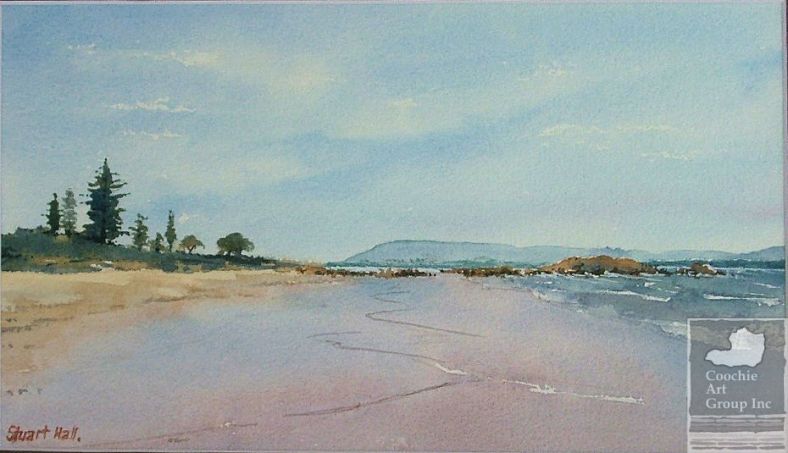 Image of artwork Ocean, Beach and Rock