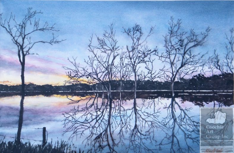 Image of artwork Sunset over Wyaralong